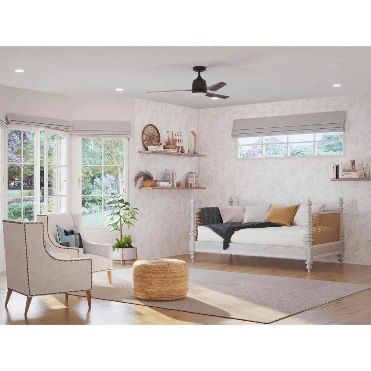 Upshur Collection 52 in. Ceiling Fan with LED Light Kit - Image 7