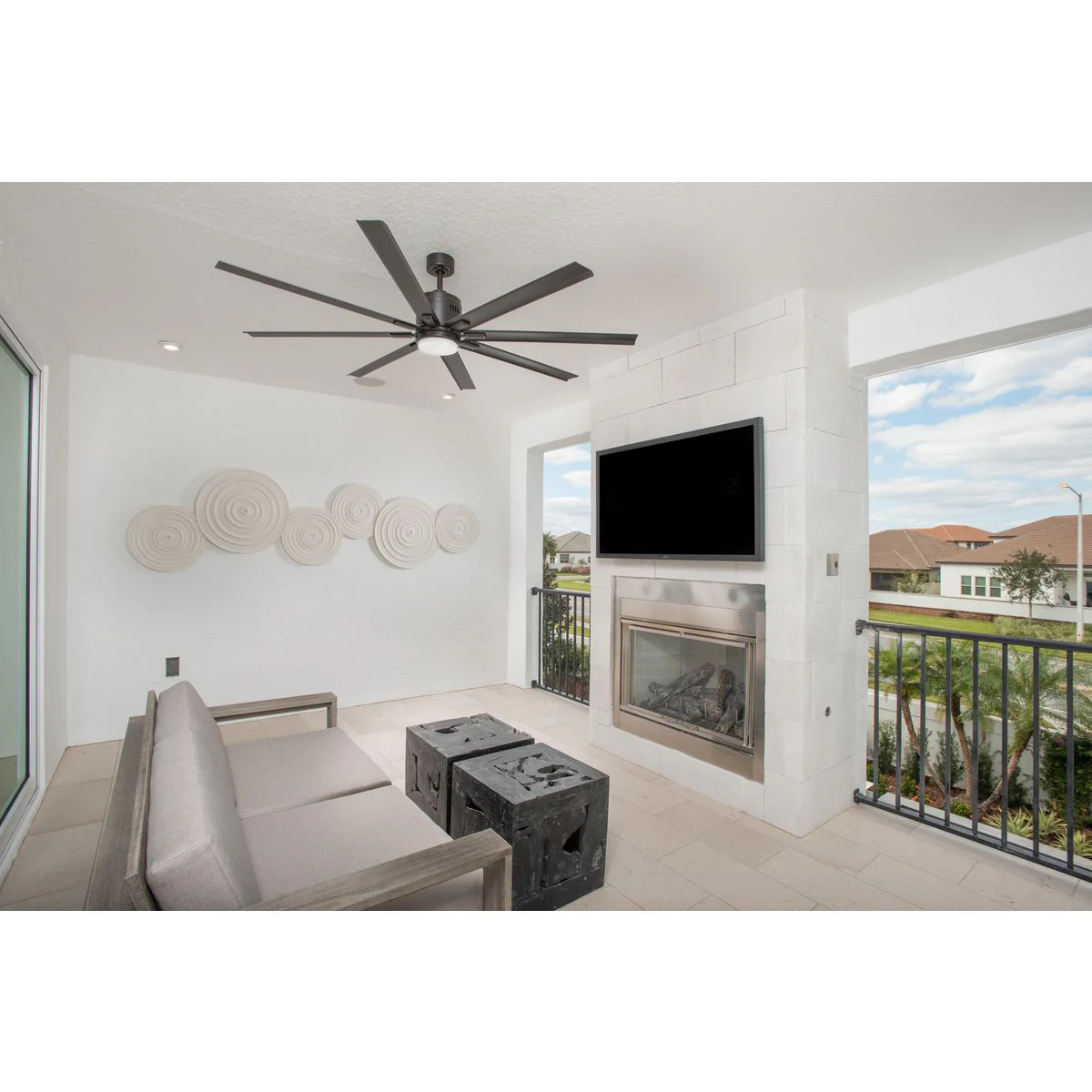 Vast Collection 72" 18W LED Eight- Blade Fan - Image 8