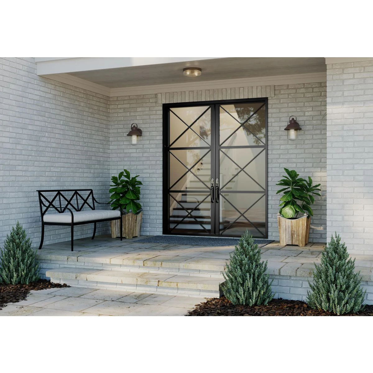 Weldon Collection One-Light Large Wall Lantern - Image 4