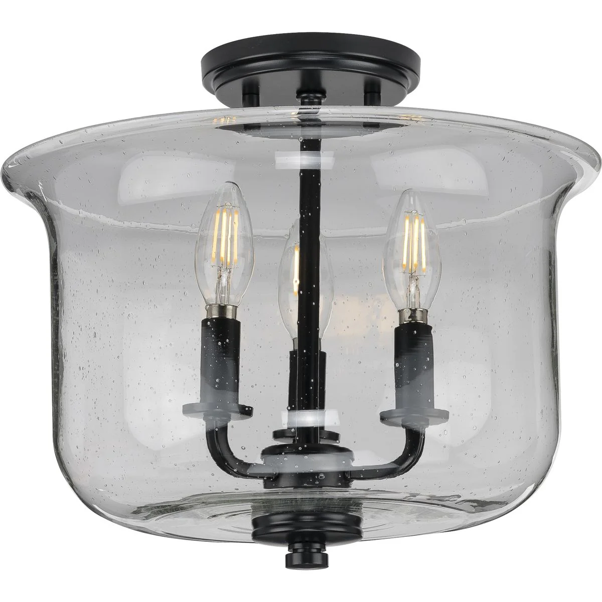 Winslett Collection Three-Light Semi-Flush Convertible - Image 2