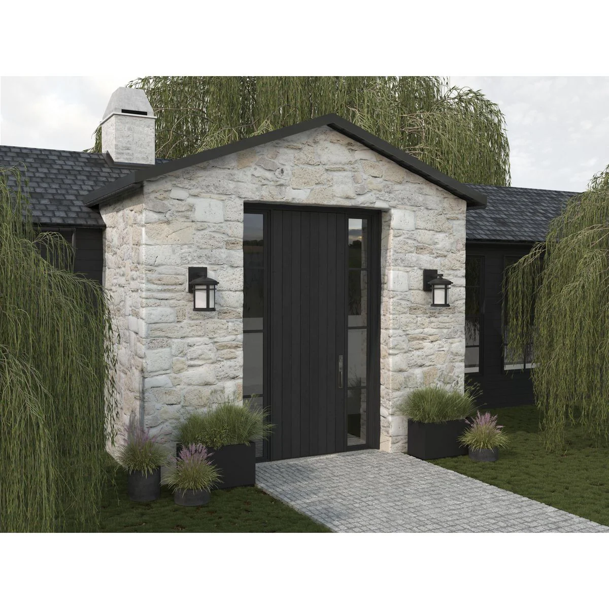 Wish Collection One-Light Small LED Wall Lantern - Image 2