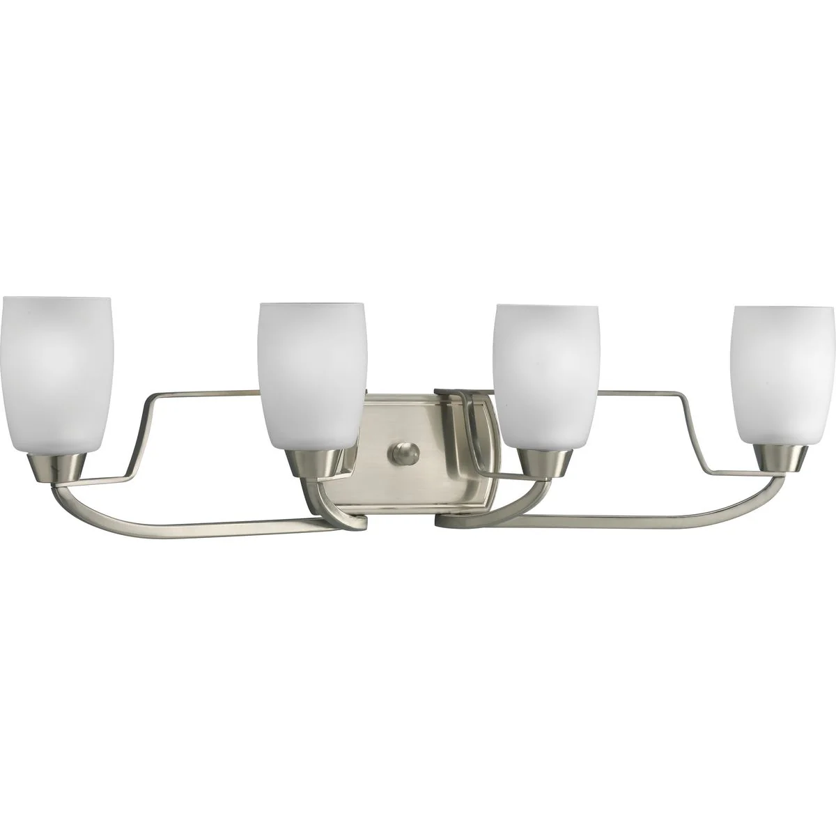 Wisten Collection Four-Light Etched Glass Bath Vanity Light