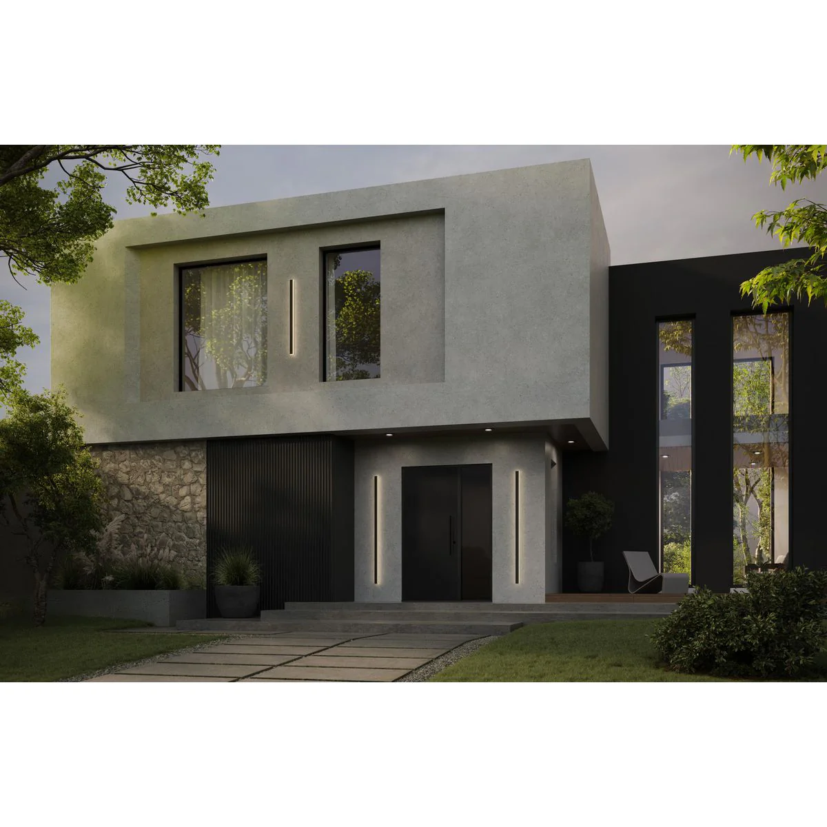 Z-2040 Collection LED Large Outdoor Wall Light - Image 4